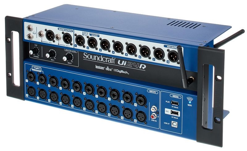 Mesa de Som Digital Soundcraft UI24R