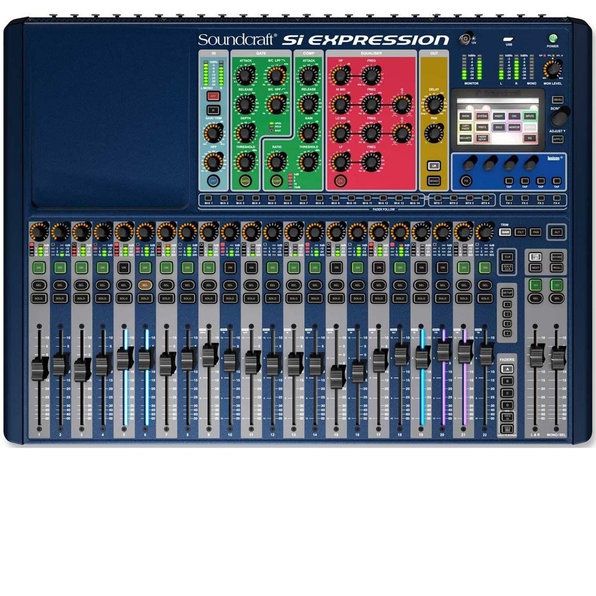 Mesa de Som Digital Soundcraft Si Expression 2 24 Canais