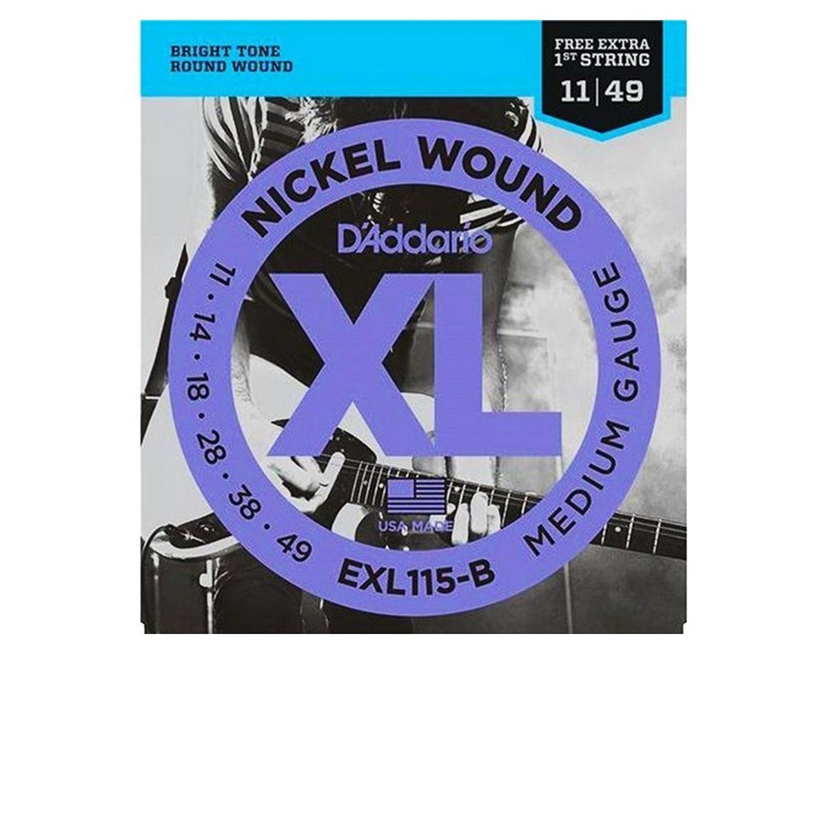 Encordoamento de Guitarra D'Addario 0.11