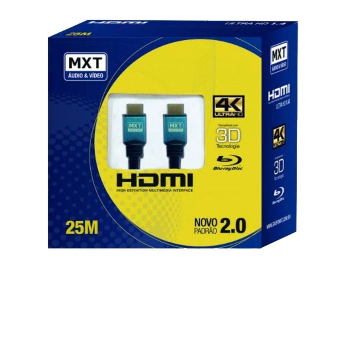 Cabo Hdmi MXT 4K 25 Metros