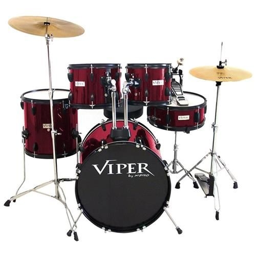 Bateria Acústica Viper X-Pro Vinho