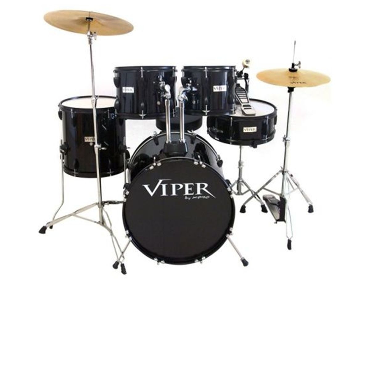 Bateria Acústica Viper X-Pro Preta