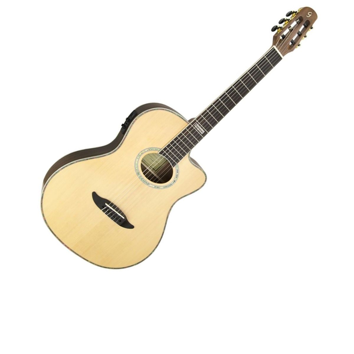 Violão Elétrico Nylon Giannini Flat Cutaway GNF-3 CEQ NS