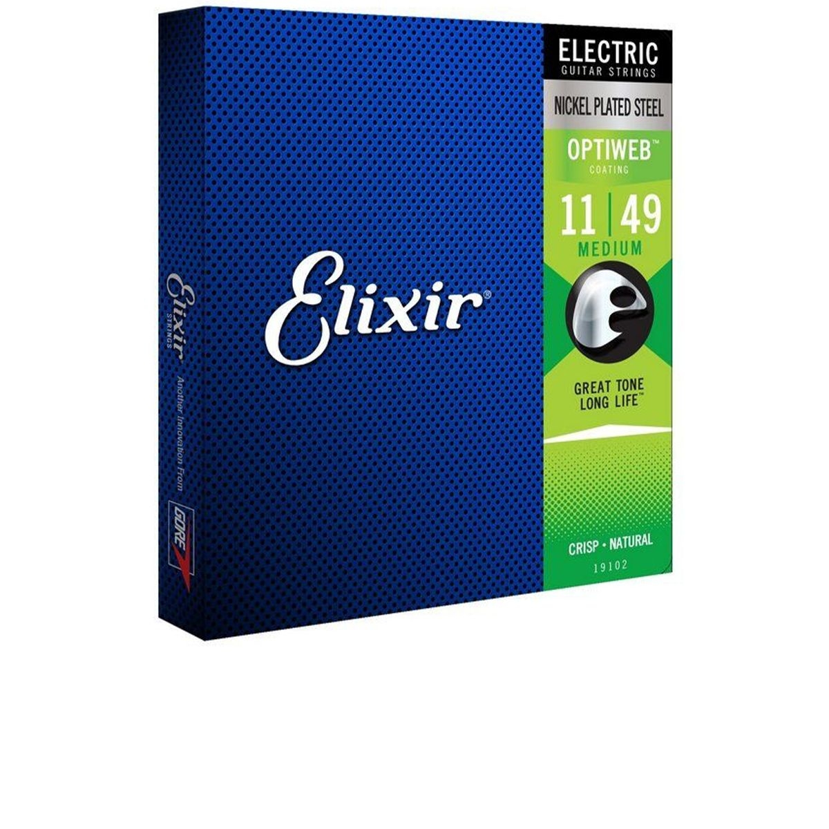 Encordoamento de Guitarra Elixir 011 OPTIWEB Medium 19102