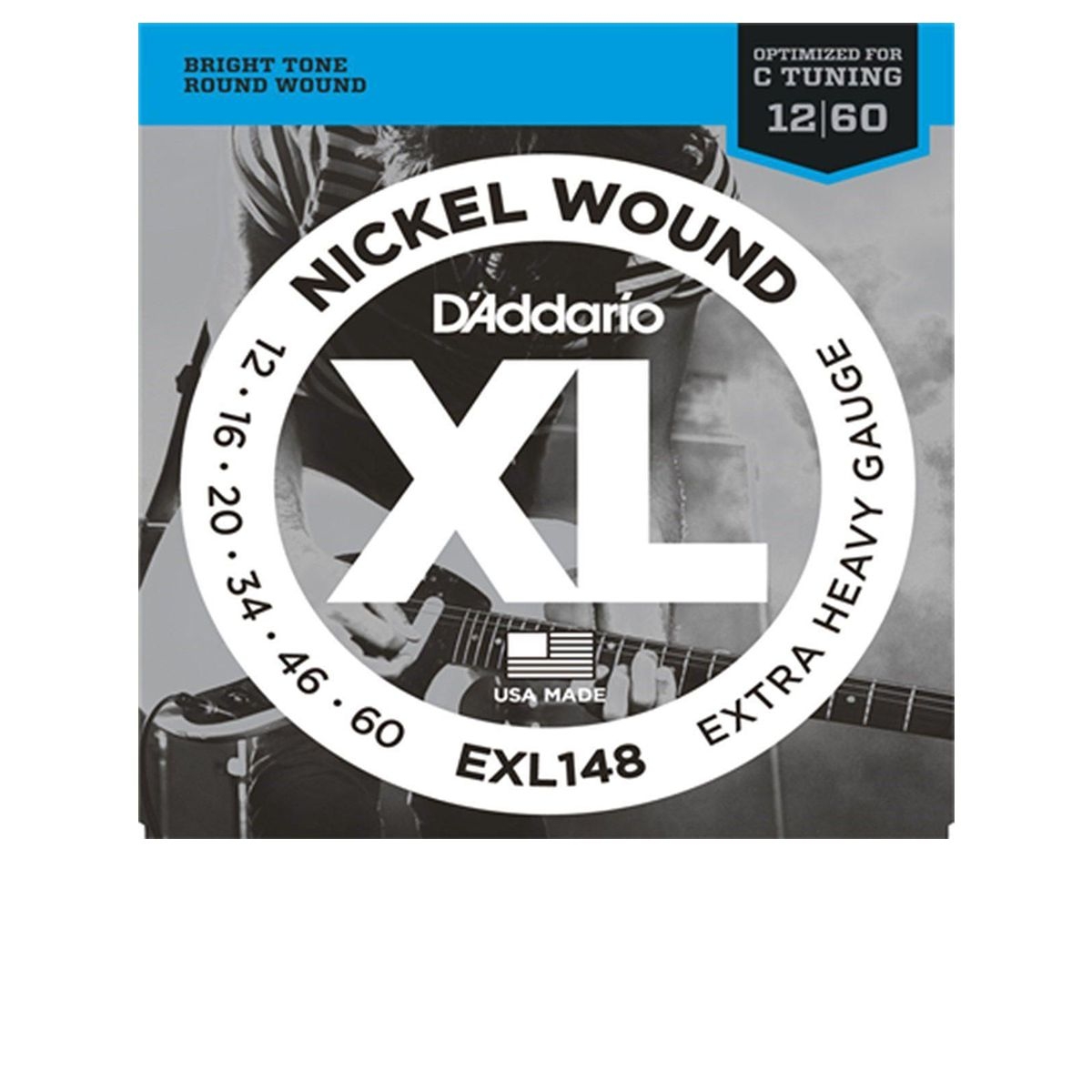 Encordoamento de Guitarra D'Addario 0.12 EXL148