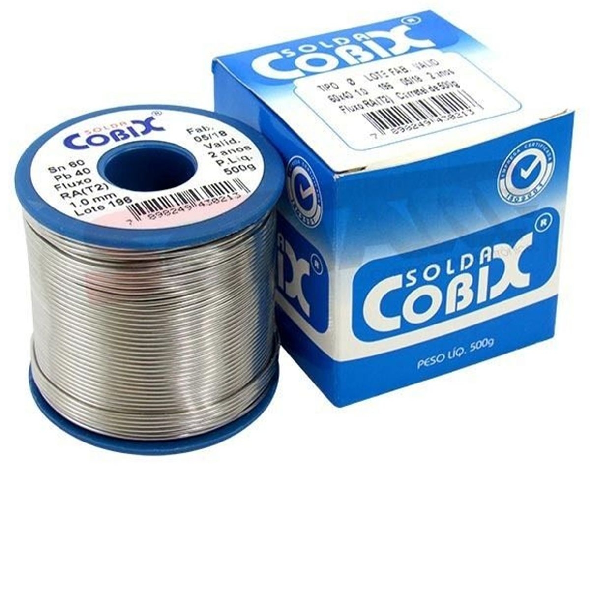 Solda Estanho Cobix 500g